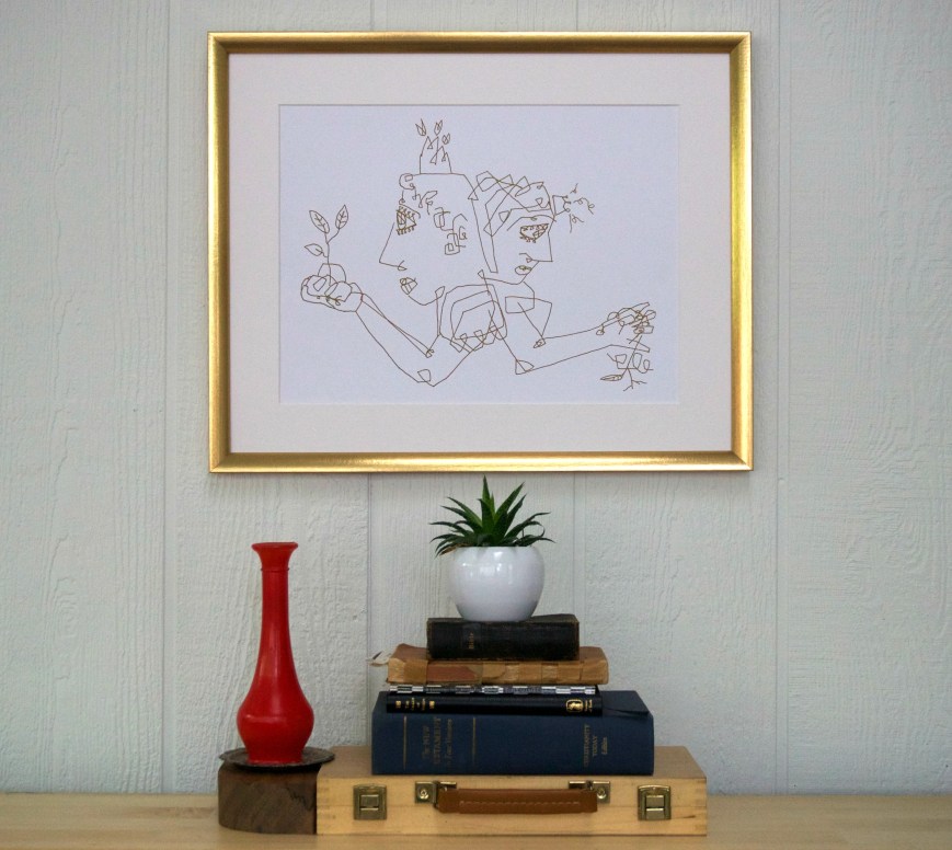 HOld ON White Staged